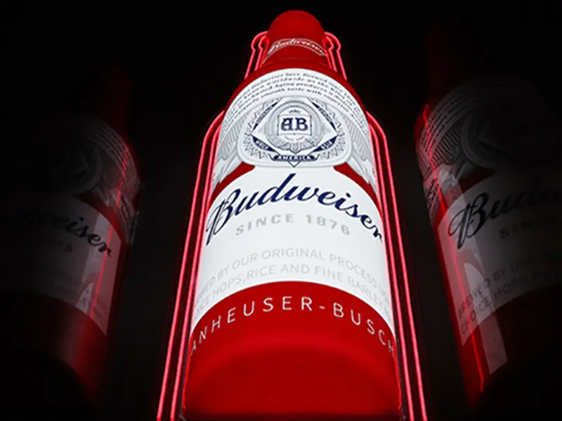 Budweiser Terminal Vivid Display Props Project