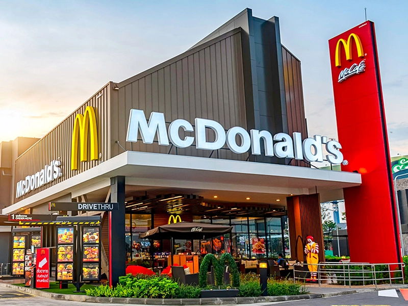 McDonald's Chain Lightbox Signage Project