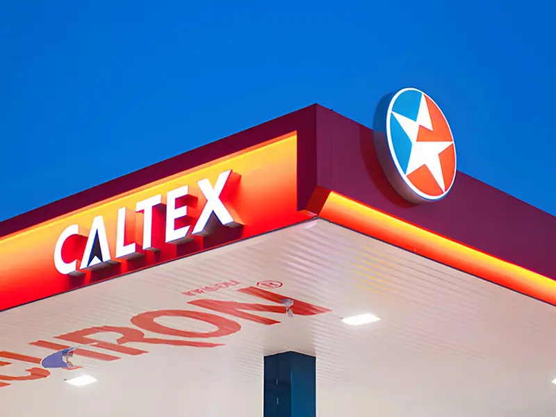 CALTEX Gas Station Logo Project